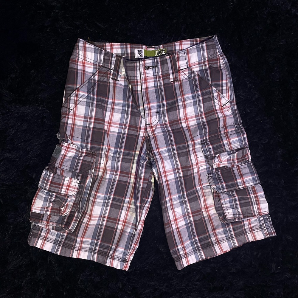 very cute kids lee dungarees plaid capris